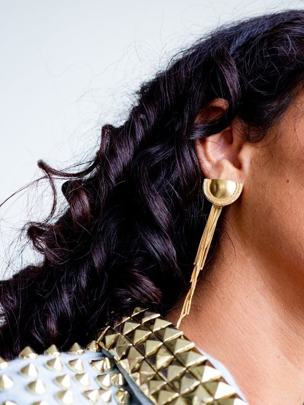 Gold Drop Earring