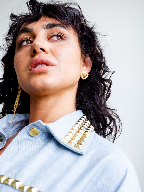 Gold Drop Earring